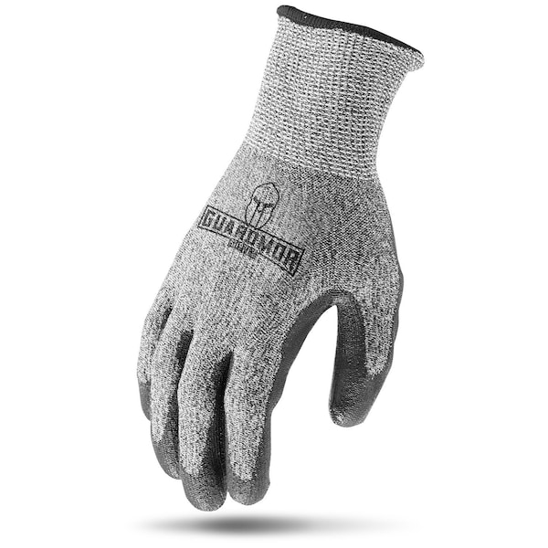 Lift Safety CUT RESISTANT WPU PALM 13g Glassfiber Knit Glove with PU Palm LRG G15GKP-KL - main